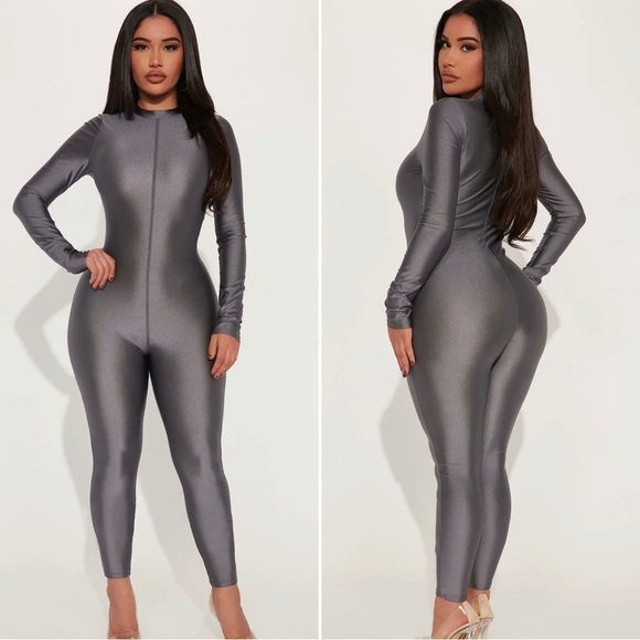 Fashion Nova Pants & Jumpsuits Fashion Nova Mock Neck Long Sleeves